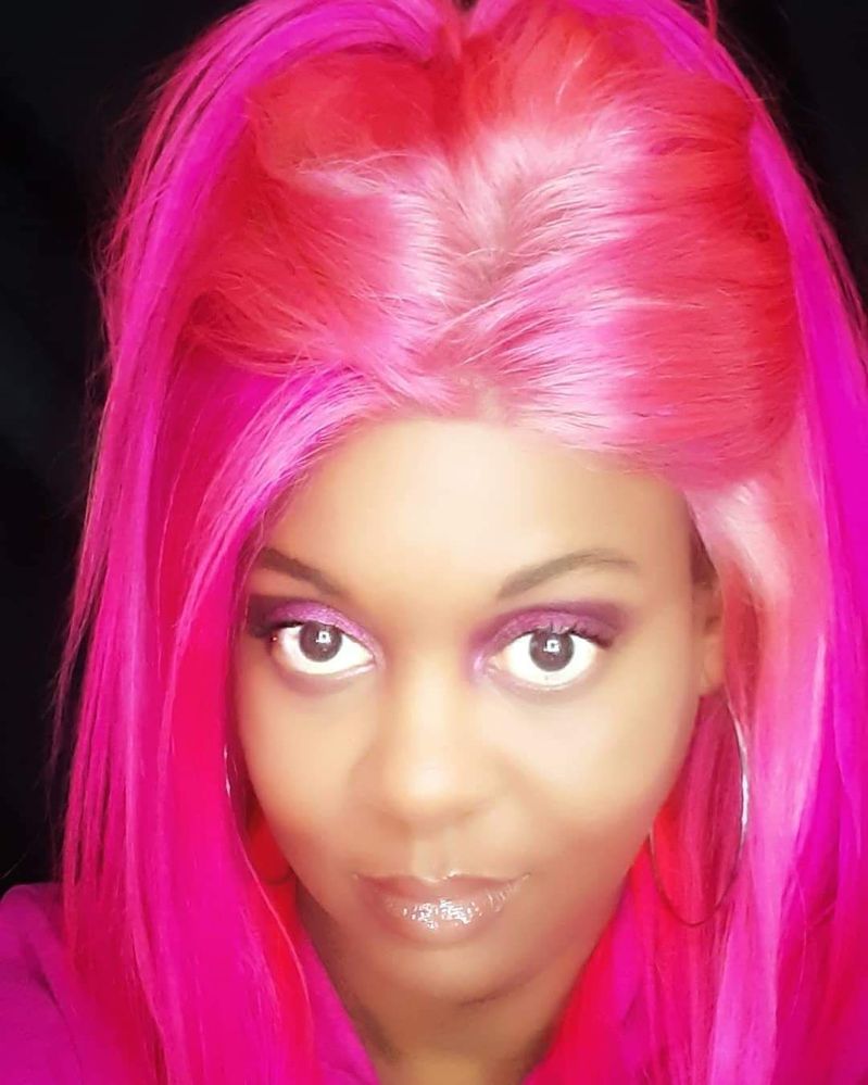 Lady in pink! For my YouTube video