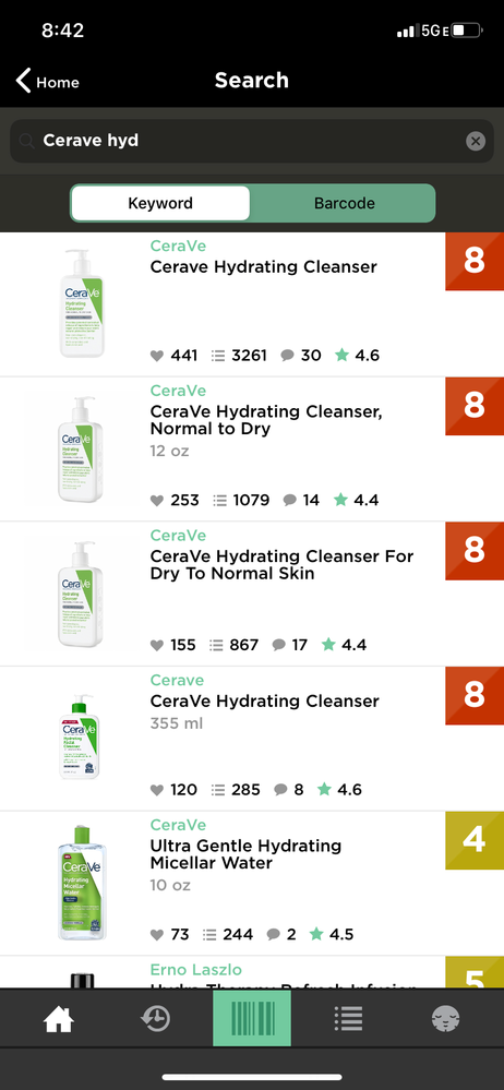 cerave hydrating cleanser formula change