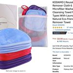 I use these to rinse my face whenever I wash at the sink.