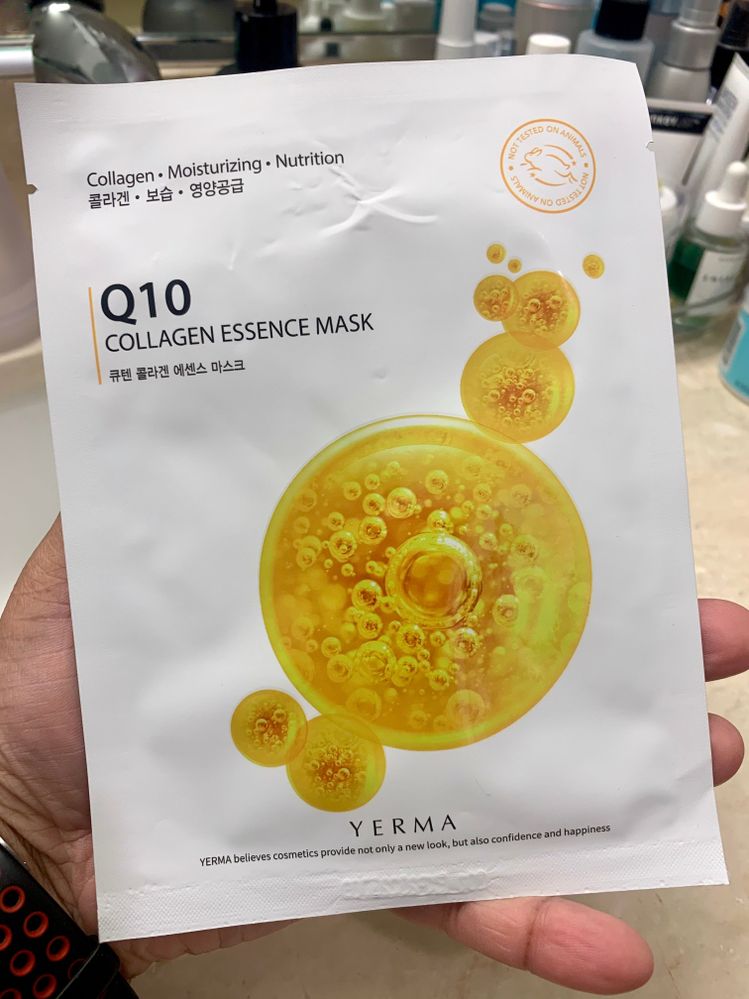 I think this is the first and only Yerma mask I've ever used.
