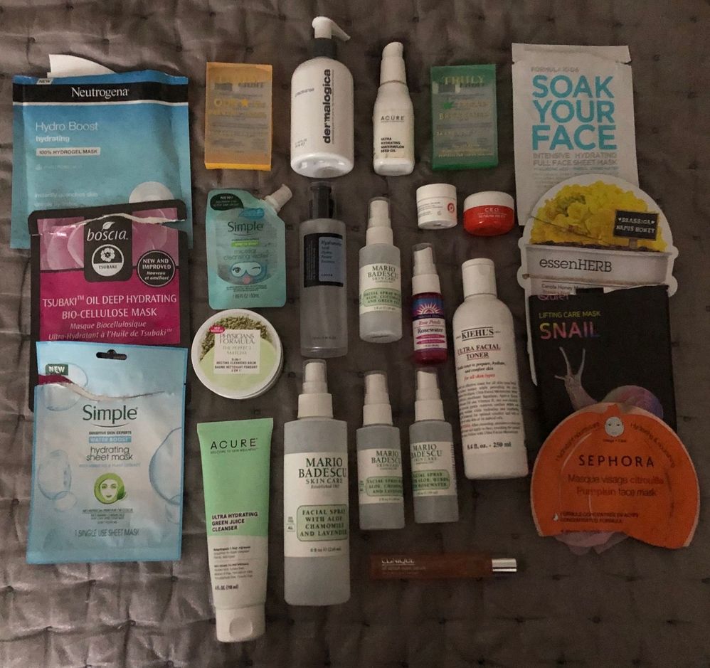 Skincare Empties