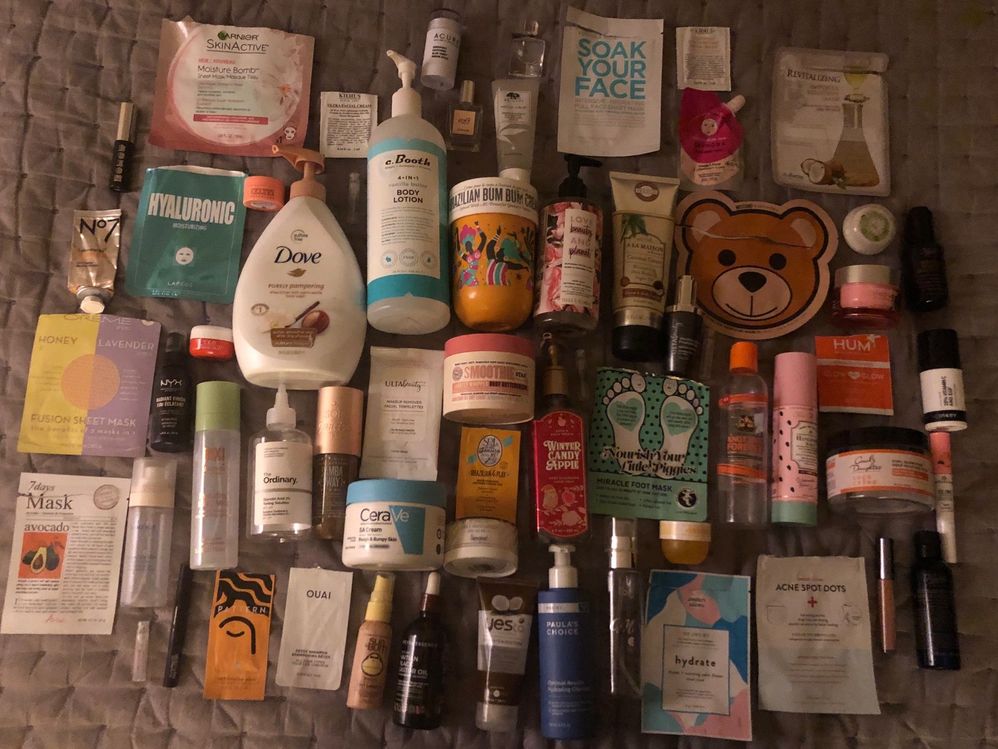 All the products I finished in September!