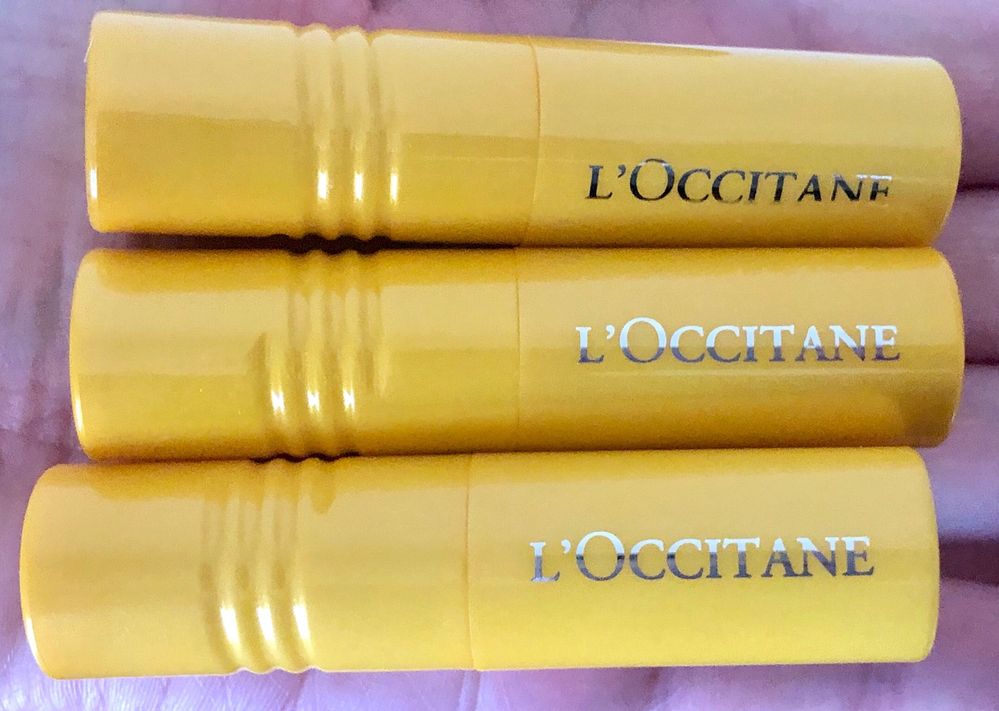 I had no idea that L'Occitane had these lip balms. :)