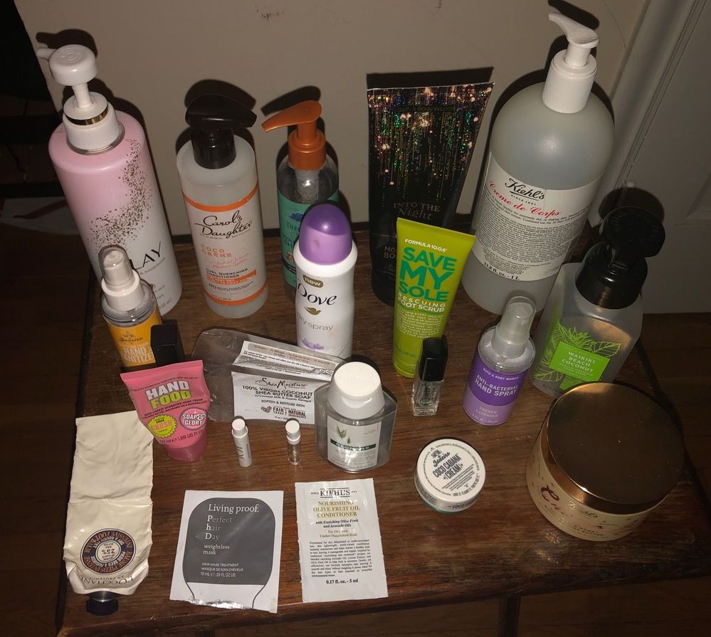 October Body Care / Haircare Empties