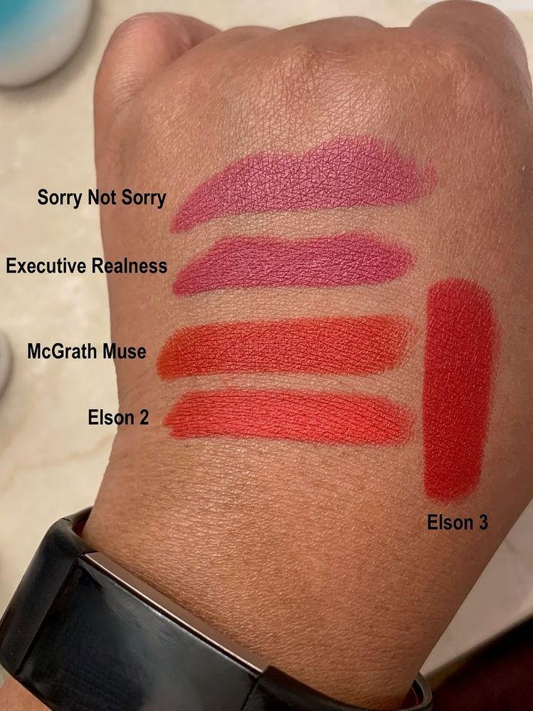 I should've swatched Obsessed! beneath Elson 2.