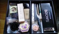 Top of the eye case, my daily makeup drawers