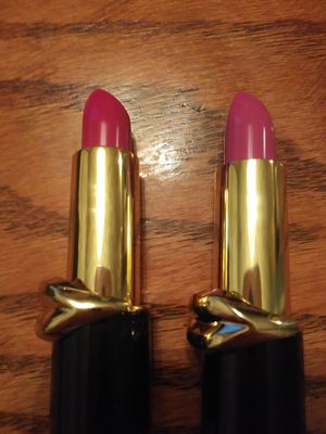 Pat McGrath Pink Ultraness and Beauty Junkie.  These are always one of the leftover sale items, and I figured I'd take a chance.