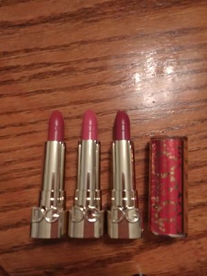The Only One lipstick and case in Sweet Mamma, Perfect Peony, and Wild Rosewood