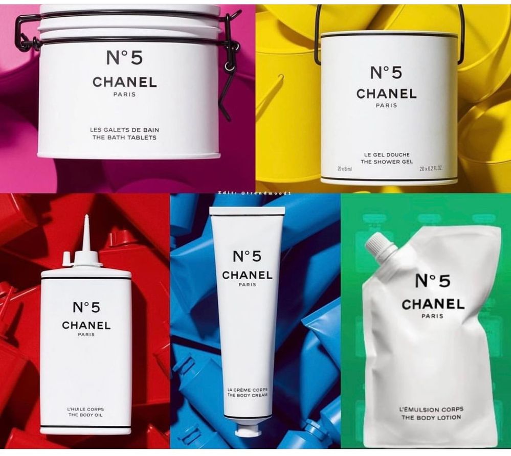 chanel shower tablets