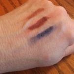 Swatches of the liners; I was able to smear them five minutes after applying.