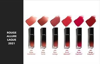 Chanel presents the new Rouge Allure Laque lipsticks