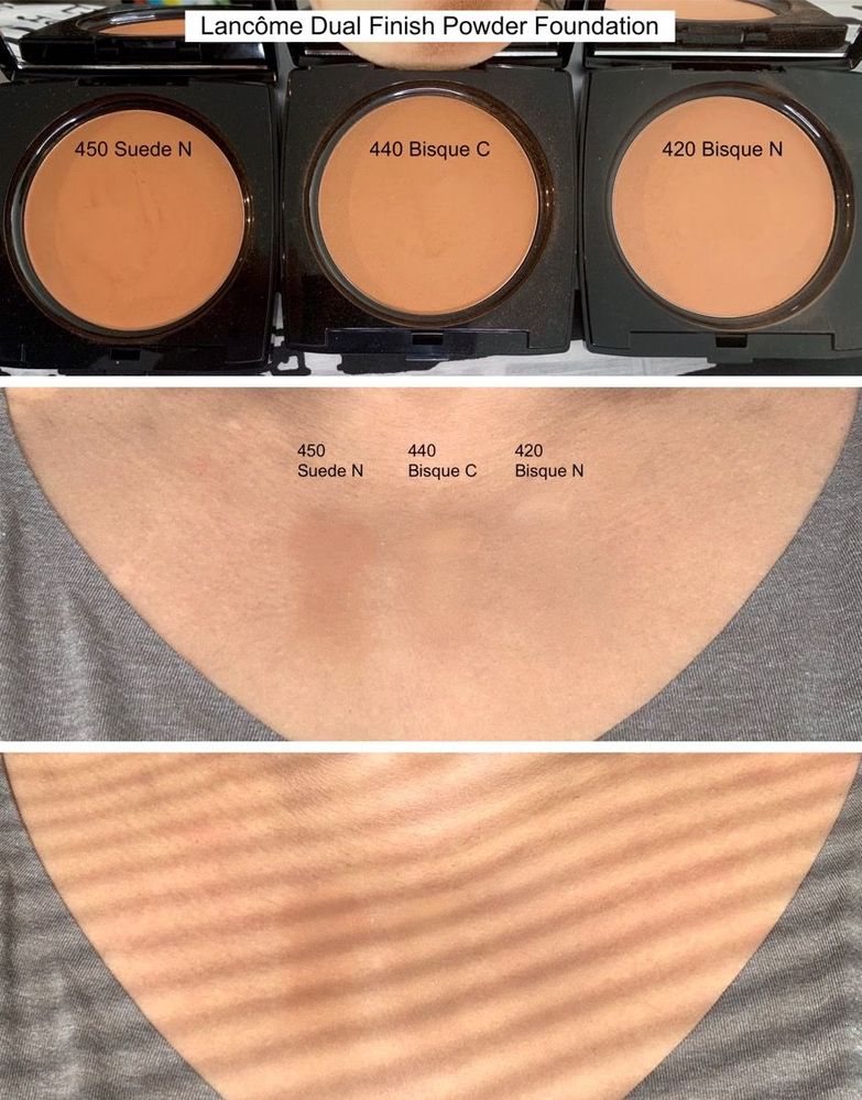 Decolletage swatches taken in natural indirect daylight and direct sunlight (through blinds); I did no temperature adjustment to the swatch photos.