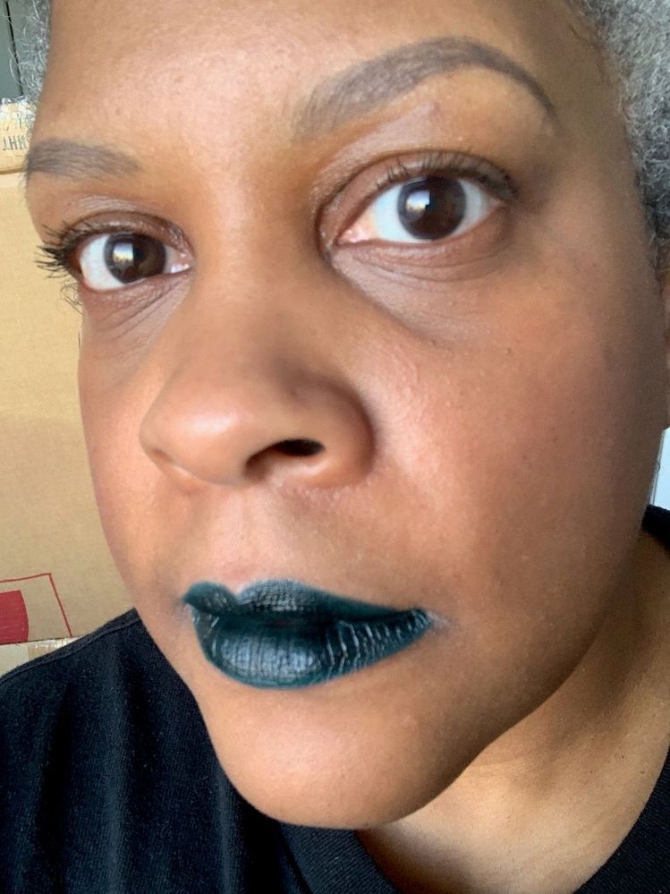 April 2019: Bite Amuse Bouche in Kale, with Bite Lip Pencil 052 as a perimeter liner.