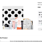 "Festive Favorites" shows a photo of the "Must-Haves" bag