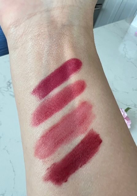 Highlighter, Pink Keep Dreaming Matte, Pure Luck Powderkiss, Powder kiss liquids in Fortune Tell Me and Token of Affection