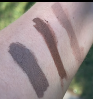 In sunlight L-R: Smokey Taupe, Chocolate Veil, Flawless Beige