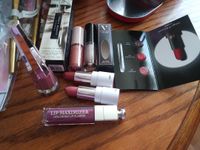 I actually needed a clear, sparkly lip gloss- how did you know?  Mcakes must know my love of lip products.  Fenty Lip Paint in Uncuffed, new Sephora Collection lipsticks in Cherry Blossom and Primrose, Dior lip plumper in Berry! Fenty Glow 01, Violet Voss gloss.