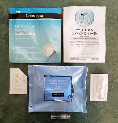 The only goodie out of these was the Collagen Mask; it fit well and felt nice.