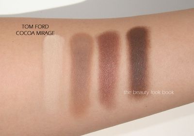 Swatches from the Beauty Look Book.