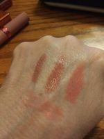 Calla liner, lipstick, Peony lipstick and gloss.