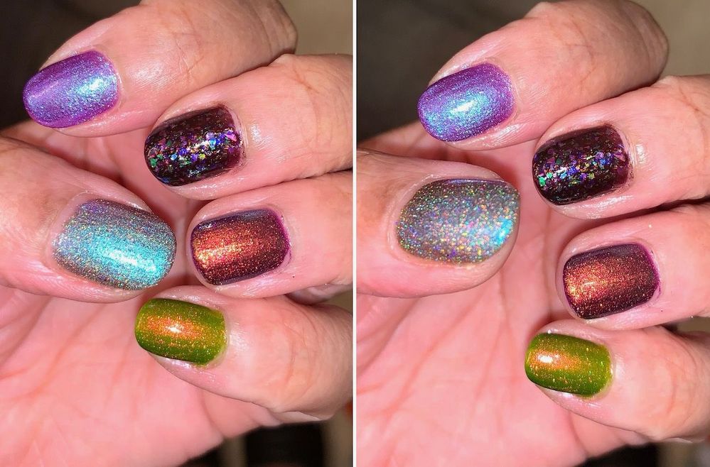 Used flash to show the holo in Everyday I'm Shovelin'.