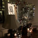 My landlady's fairy lights & candles