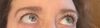 My left eye with mascara, right none.