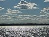 The sun was so strong and make so many sparkles on the river they look like pebbles!
