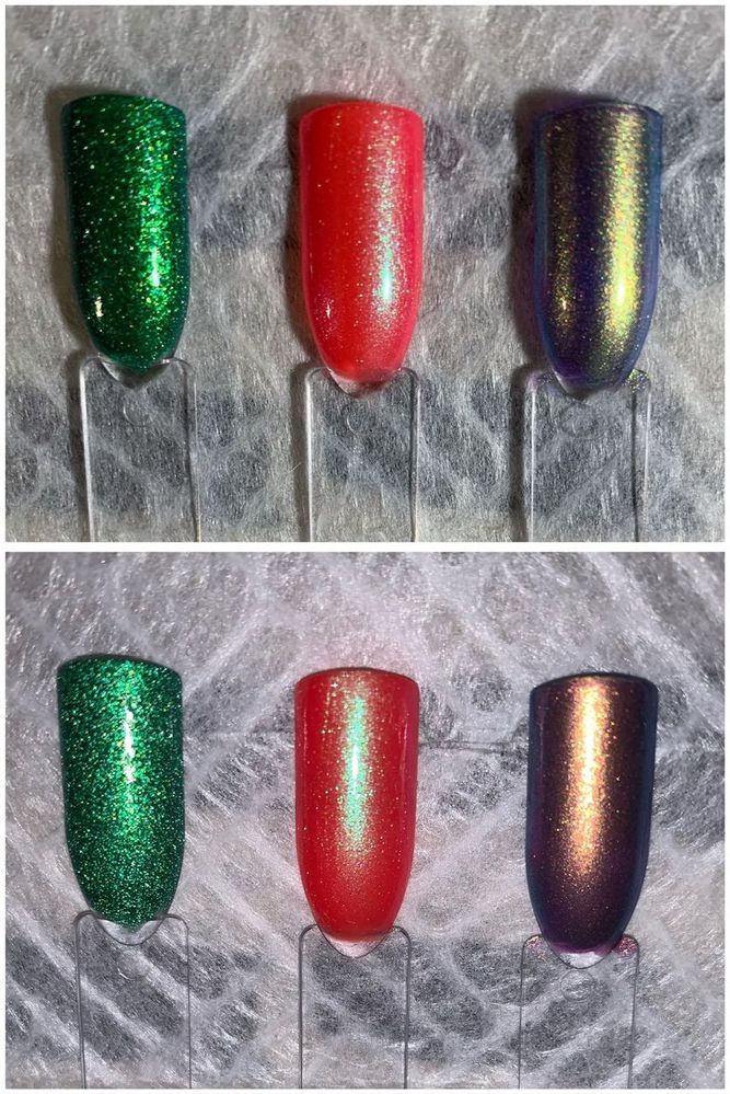 Bottom is a flash photo.