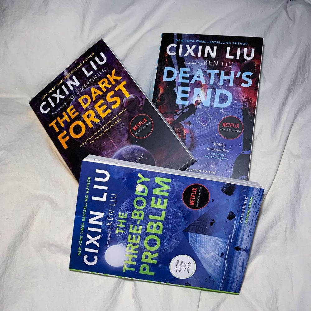 The Remembrance of Earth’s Past trilogy by Liu Cixin.