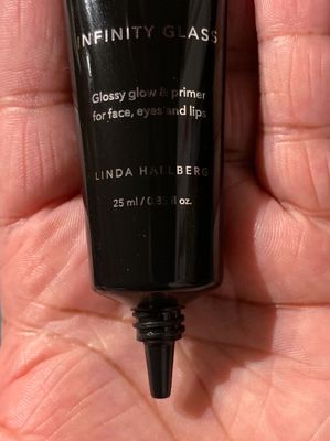 You’ll need to squeeze a bit out and use a makeup brush, doe foot applicator (I keep disposables handy), or your finger to apply this gloss.