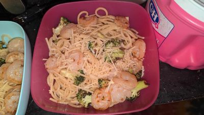 Shrimp spaghetti