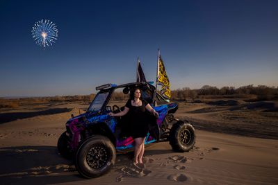 Firework used in a photo.