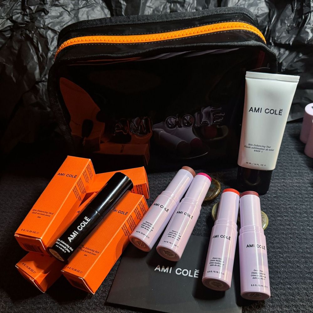 All the orange boxes hold foundation sticks.