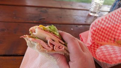 Lover's Quarrell Sandwich (with colby jack instead of pepper jack. )