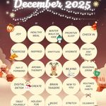 Wellness Bingo: December 2025