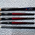 Brush head and handle size comparison. That Summer Koi brush is one of my favorites by any brand.