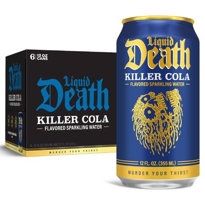 Liquid-Death-Sparkling-Water-Killer-Cola-12oz-Cans-6-Pack_1874fb89-d599-4feb-94f1-0c16eaf92295.f9e047a11e6989abf05109c11c4b24a0
