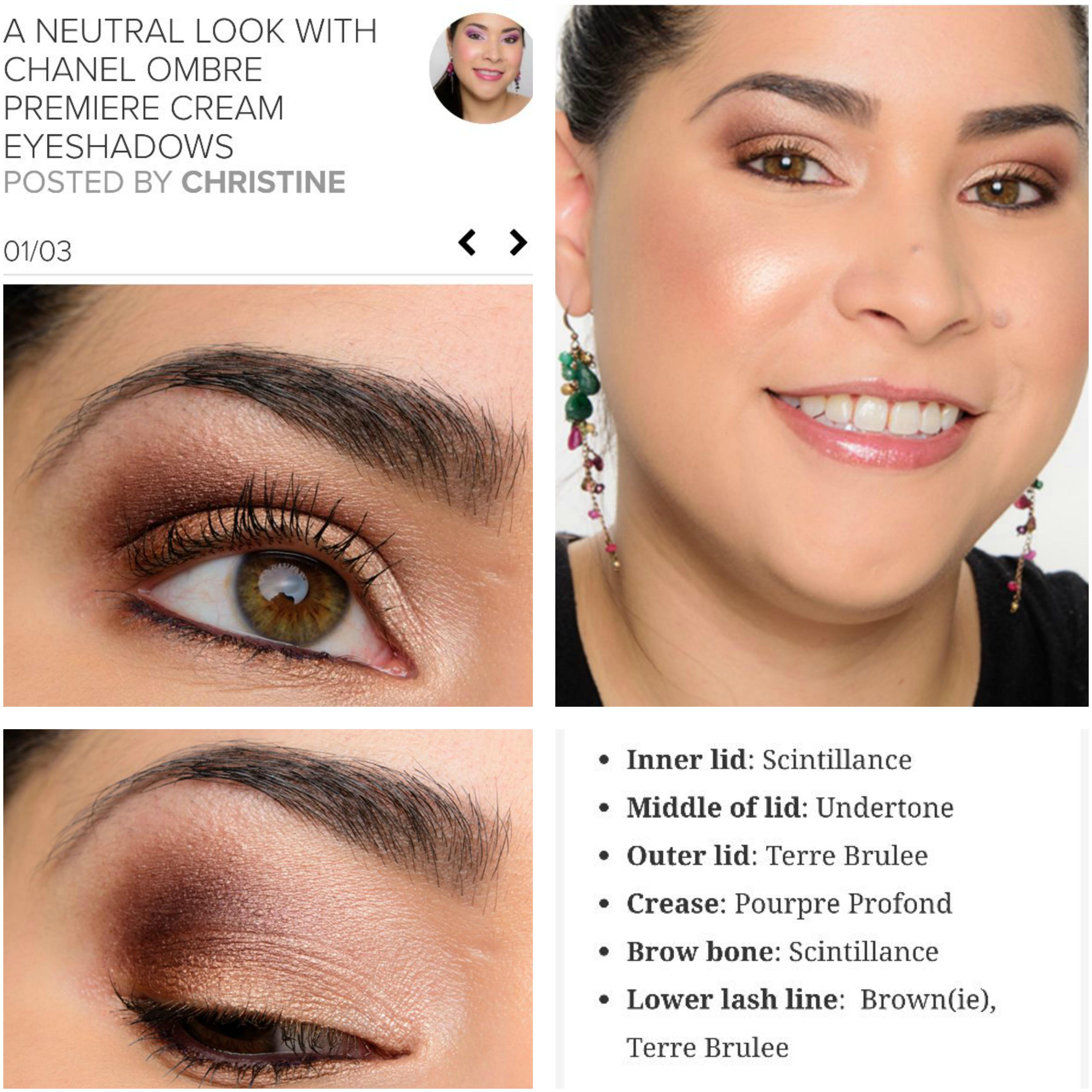 Introducir 56+ imagen chanel cream eyeshadow pourpre brun