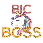 General, unicorn BIC Boss Badge