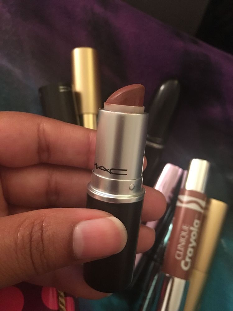 Mac Whirl, my most used lipstick. Bye bye, back to the vanity you go.
