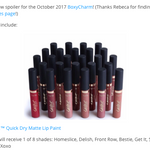 BoxyCharm Oct. 2017 Spoiler