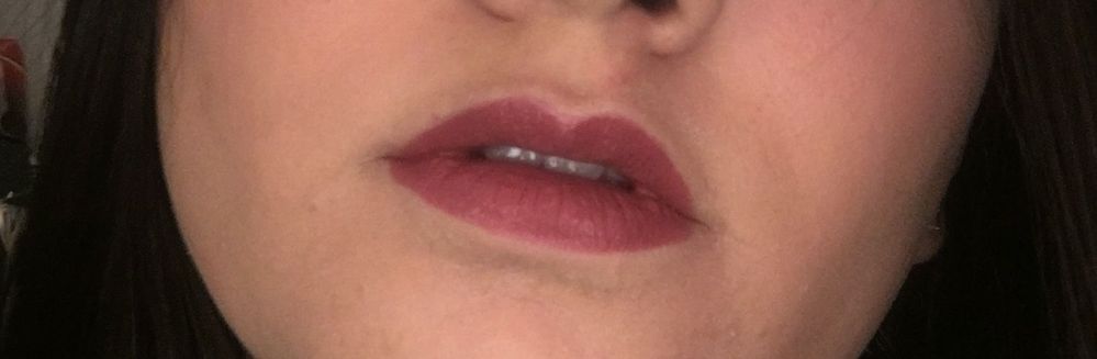 Bite beauty in rhubarb...my fave amuse Bouche Lippie color!