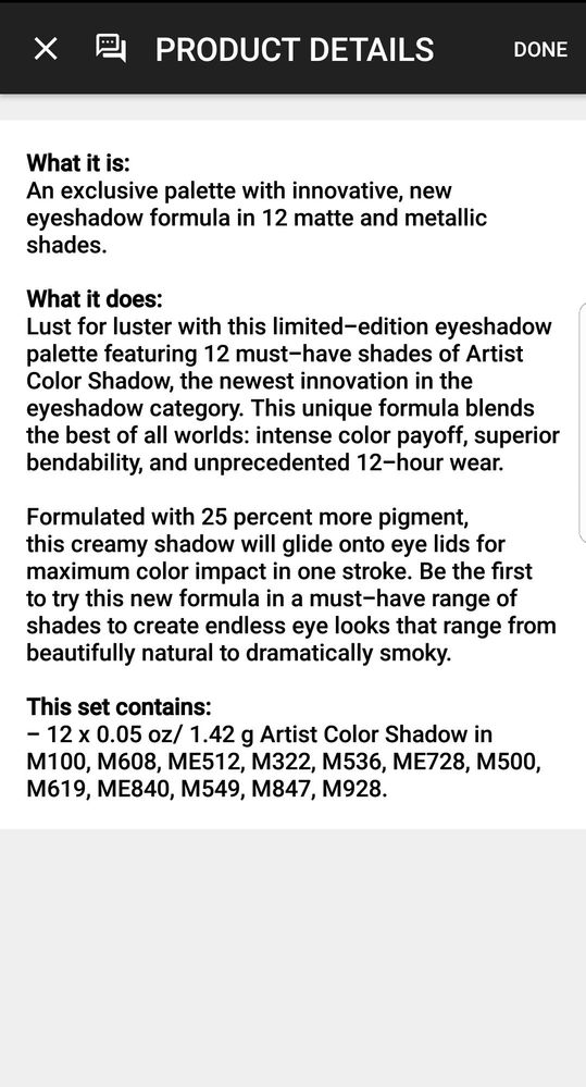 MUFE Lustrous Shadow Palette