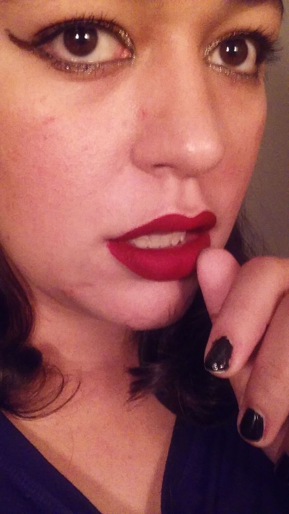 Pardon my foundation-free face.