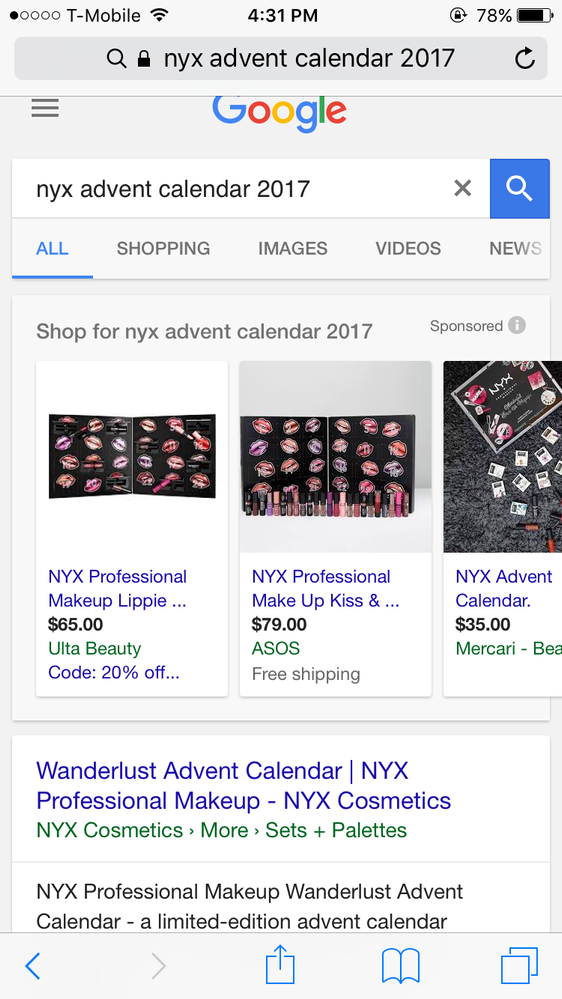 Google NYX advent calendar and click the ulta beauty code:20% of and you will get a discount code, not sure if it's unique or not.
