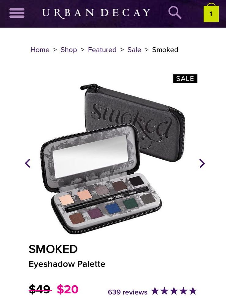 High End Makeup Deals at Nordstrom Rack (I found the Urban Decay Smoky  Palette!)