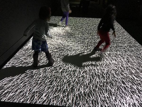 Little mermadelove having fun in another part of light exhibit