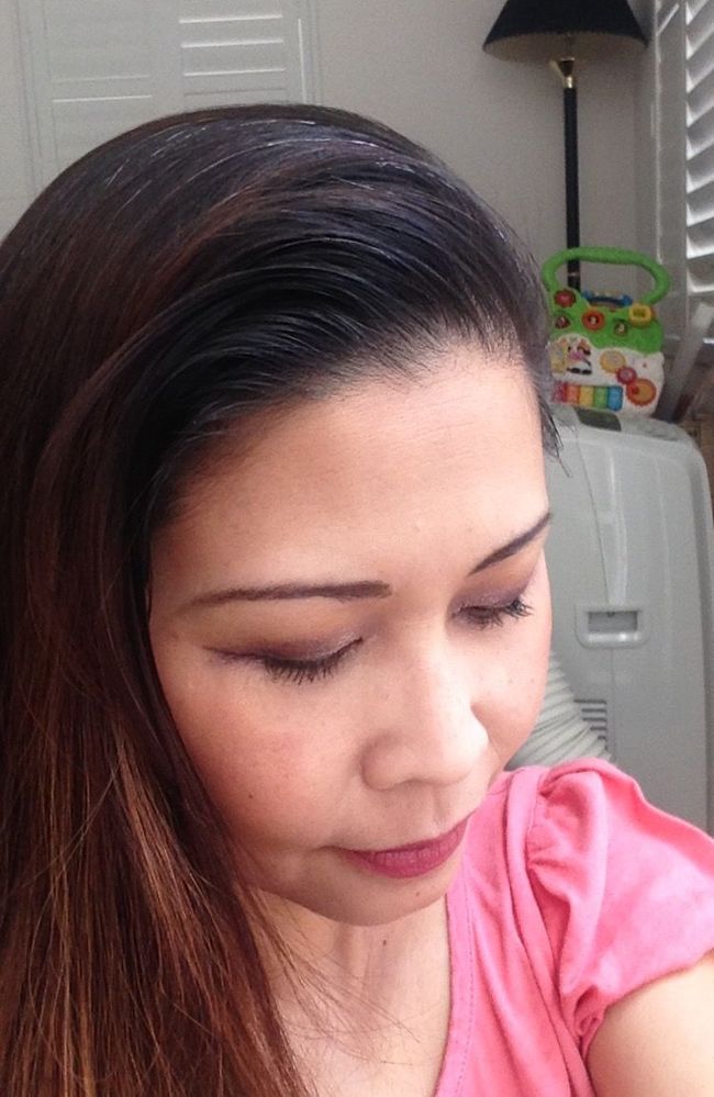 Videotape and the lightest shade of Orchid Haze. I slapped them on for a quick look to test it out ;) Pls excuse the messy hair and background