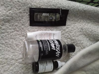 Love: Lush American Cream Hair Conditioner, The Ordinary Argan Oil, fresh Soy Face Cleanser, Long Sexy Hair Luxe Detangler